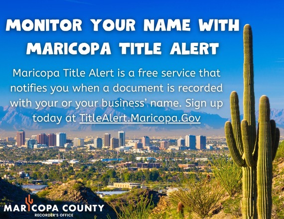 Maricopa Title Alert Near 70,000 Users!